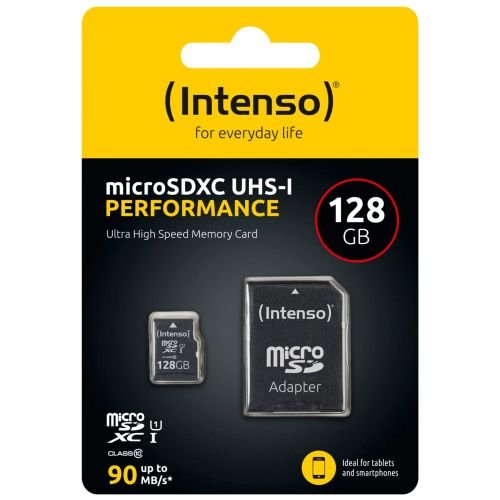 Intenso microSDXC          128GB Class 10 UHS-I U1 Performance (3424491)
