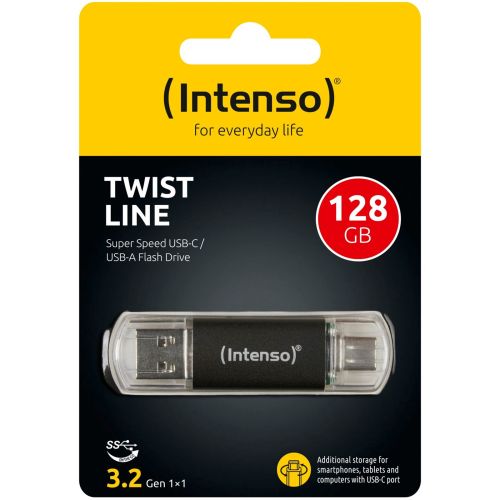 Intenso Twist Line Type-C  128GB USB Stick 3.2 (3539491)
