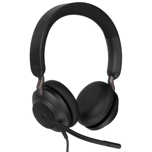 Jabra Evolve2 40 MS Stereo Headset black USB-A (24089-999-999)