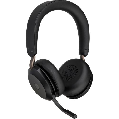 Jabra Evolve2 75 MS Headset BT Over-Ear BLK USB-A + Chargestand (27599-989-989)