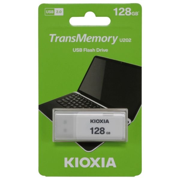 Kioxia U202 Hayabusa white USB Stick USB 2.0 128GB (LU202W128G)