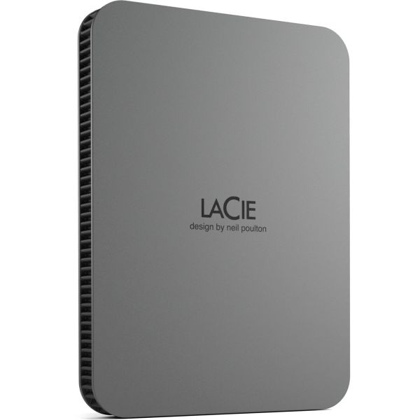 LaCie Mobile Drive Secure    2TB Space Grey USB 3.1 Type C (STLR2000400)