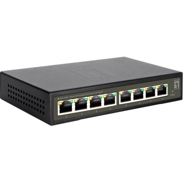 Level One GES-2108P 8-Port Gigabit PoE Switch (52090803101)