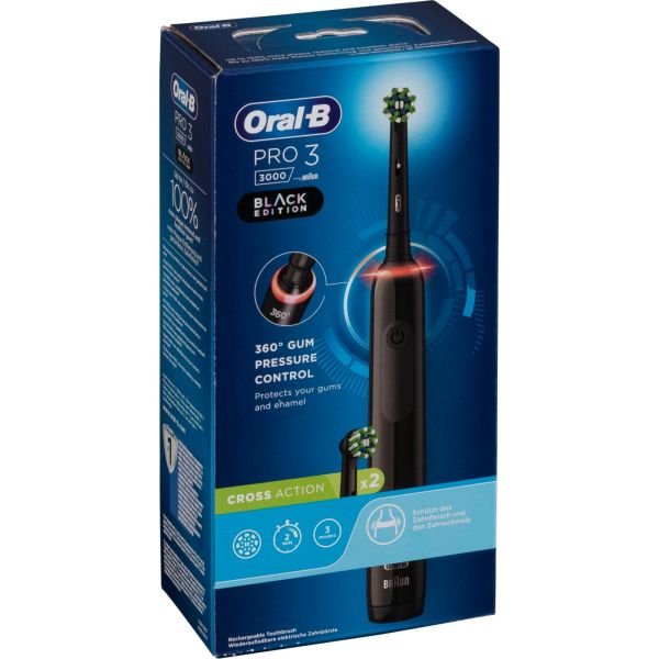 Oral-B PRO 3 3000 Cross Action Black Edition  JAS 22 (759790)