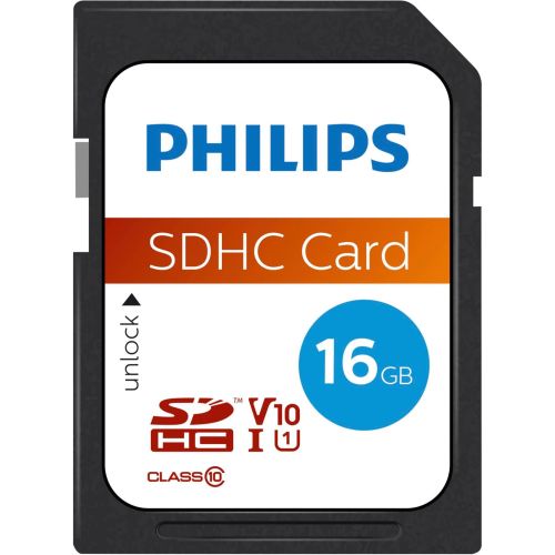 Philips SDHC Card           16GB Class 10 UHS-I U1 (FM16SD45B/00)