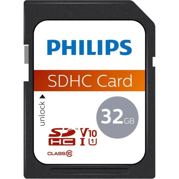 Philips SDHC Card           32GB Class 10 UHS-I U1 (FM32SD45B/00)