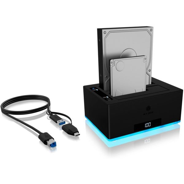 RaidSonic ICY BOX IB-127CL-U3 2 Bay Docking & Klonstation (60820)