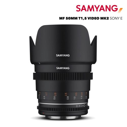 Samyang MF 50mm T1,5 VDSLR MK2 Sony E (23015)