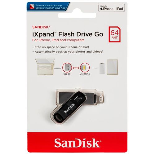 SanDisk iXpand Flash Drive  64GB iPhone/iPad   SDIX60N-064G-GN6NN (SDIX60N-064G-GN6NN)