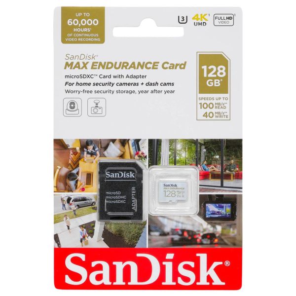 SanDisk Max Endurance      128GB microSDXC     SDSQQVR-128G-GN6IA (SDSQQVR-128G-GN6IA)
