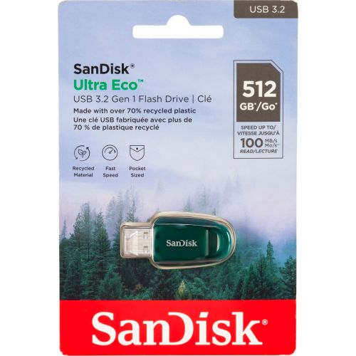 SanDisk Ultra Eco Drive    512GB USB 3.2 100MB/s  SDCZ96-512G-G46 (SDCZ96-512G-G46)