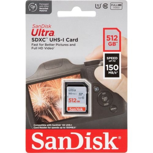 SanDisk Ultra SDXC UHS-I   512GB 150MB/s       SDSDUNC-512G-GN6IN (SDSDUNC-512G-GN6IN)