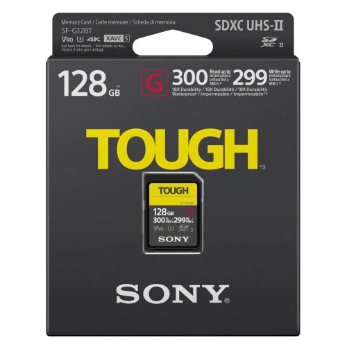 Sony SDXC G Tough series   128GB UHS-II Class 10 U3 V90 (SFG1TG)