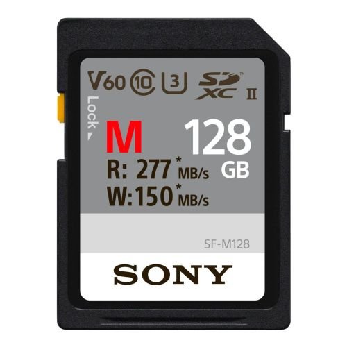 Sony SDXC M series         128GB UHS-II Class 10 U3 V60 (SFG1M)