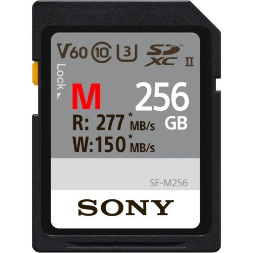 Sony SDXC M series         256GB UHS-II Class 10 U3 V60 (SFG2M)
