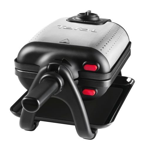 Tefal Kingsize WM756D Βαφλιέρα 2 Θέσεων σε Ορθογώνιο Σχήμα 1200W (WM756D KING SIZE)