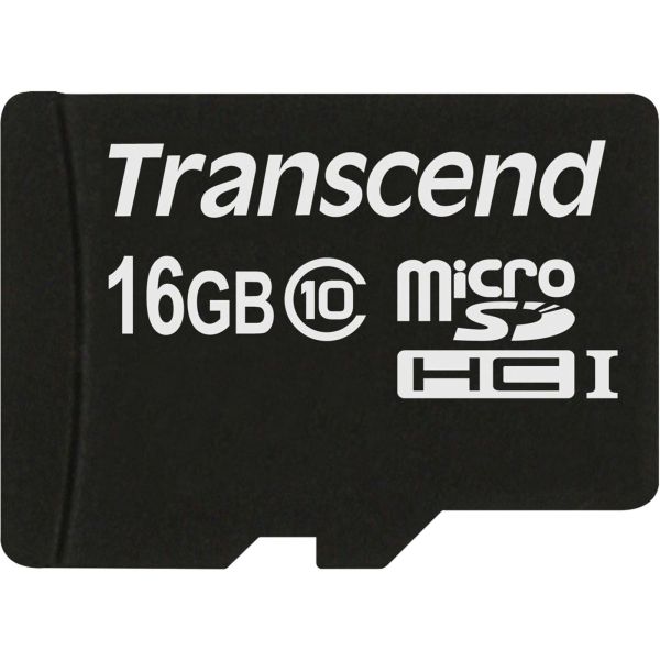Transcend microSDHC         16GB Class 10 (TS16GUSDC10)