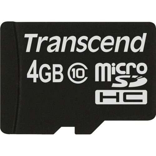 Transcend microSDHC          4GB Class 10 (TS4GUSDC10)