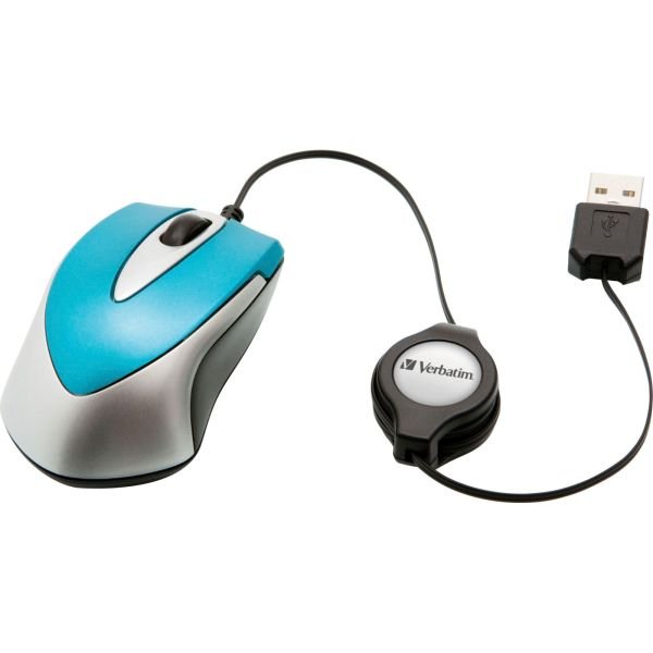 Verbatim Go Mini Optical Travel Mouse Caribbean (49022)
