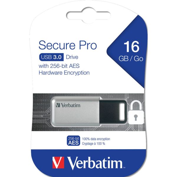 Verbatim Secure Data Pro    16GB USB 3.0 (98664)