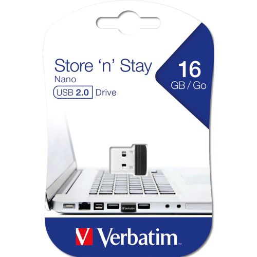 Verbatim Store n Stay Nano  16GB USB 2.0 (97464)