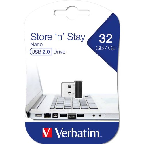 Verbatim Store n Stay Nano  32GB USB 2.0 (98130)