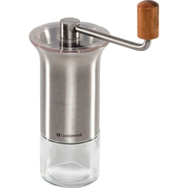 Zassenhaus Coffee Mill BARISTA Stainless Steel / Glass (41170)