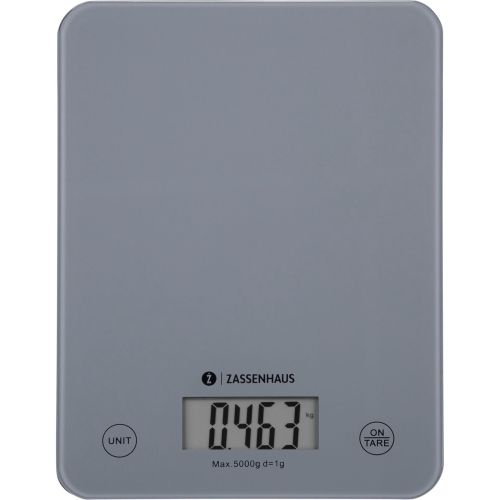 Zassenhaus Kitchen Scale Digital Sacles Balance Cool Grey (73485)