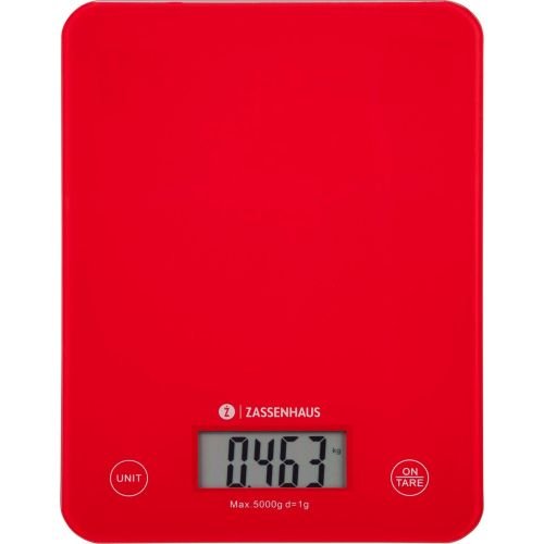 Zassenhaus Kitchen Scale Digital Scale Balance Cool red (73218)