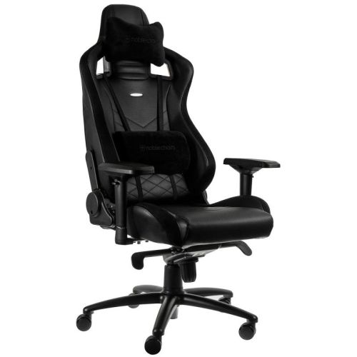 noblechairs EPIC Gaming Chair Breathable, 4D armrests, 60mm casters - black (NBL-PU-BLA-002)