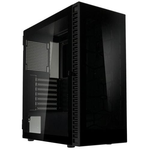 Kolink Observatory HF Glass Core Midi Tower Case - Black No Fans (PGW-CH-KOL-126)