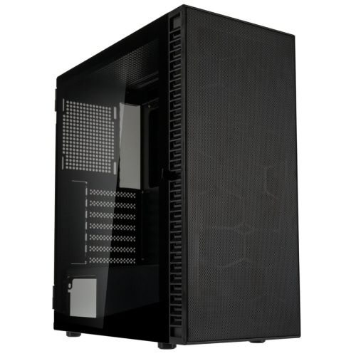 Kolink Observatory HF Mesh Core Midi Tower Case - Black No Fans (PGW-CH-KOL-127)