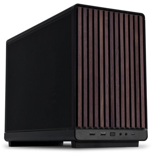 Lian Li DAN Case A3 Wood - M-ATX All Mesh Steel-Fabric PC Case from Daniel Hansen (G99.A3X-WD.00)