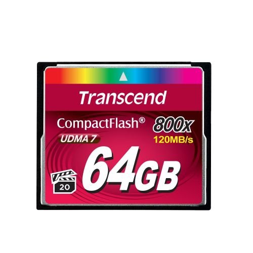 Transcend CompactFlash Card 64 GB Black, Ultimate 1000x  (TS64GCF1000)