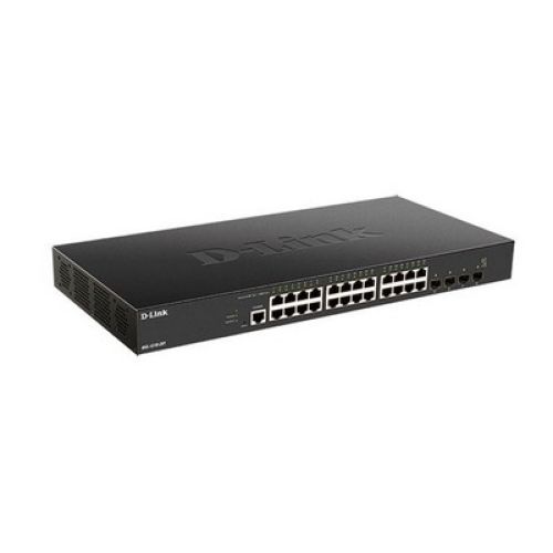 D-LINK - 24-port 10GBase-T + 4-port 10/25G SFP28 Smart Managed Switch (DXS-1210-28T)