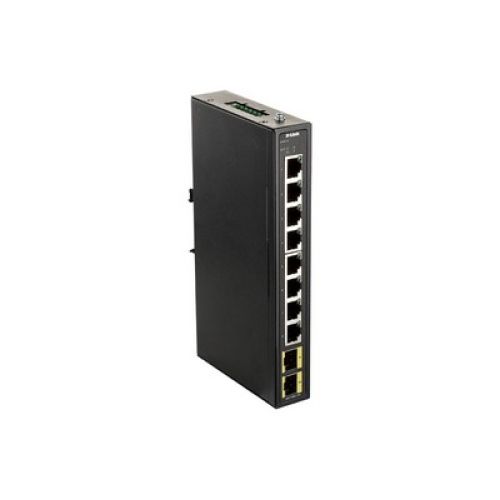 D-LINK - Industrial Gigabit Unmanaged Switch with 2 SFP slots (DIS-100G-10S)