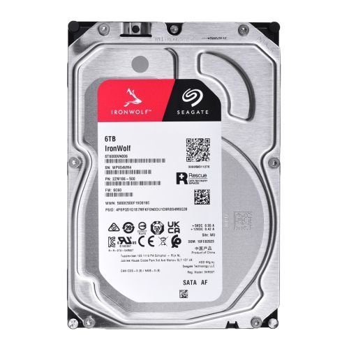 Seagate IronWolf ST6000VN006 internal hard drive 3.5" 6000 GB Serial ATA III (ST6000VN006)