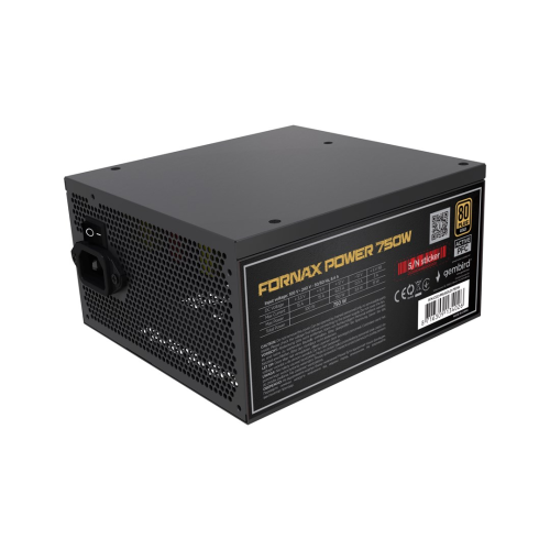 Gembird CCC-PSUGOLD-750W Power supply unit Fornax Power 750W active PFC 12cm fan 80+Gold (CCC-PSUGOLD-750W)