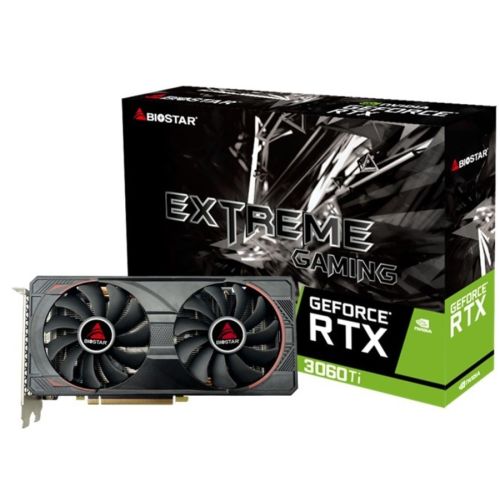 BIOSTAR GeForce RTX 3060 Ti 8GB Graphics Card (N3606TM82) (VN3606TM82)