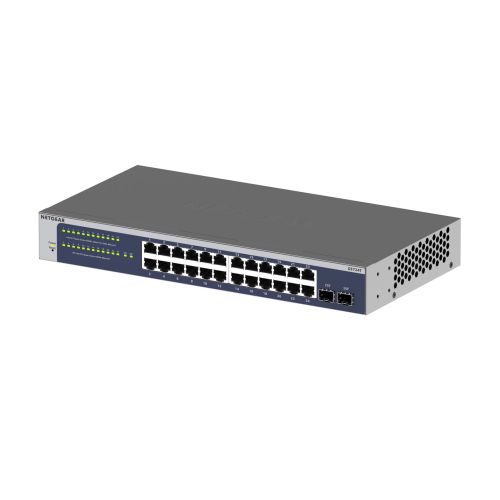 NETGEAR GS724Tv6 Managed Gigabit Switch (GS724T-600EUS) 26P (GS724T-600EUS)