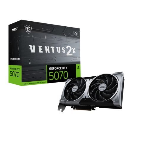 MSI GeForce RTX 5070 12G VENTUS 2X OC NVIDIA 12 GB GDDR7 (V532-003R)