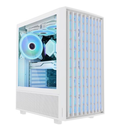 MODECOM  BREEZE ARGB Flow MIDI USB 3.0 X 2 CYPE-C computer case (AT-BREEZE-MG-ARGB-20-000000-0002)