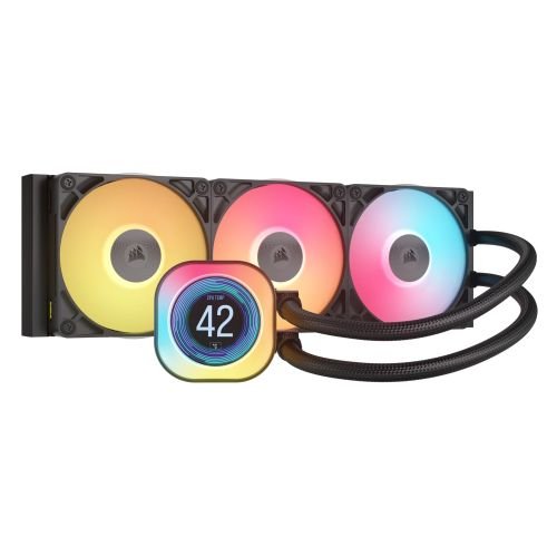 Corsair iCUE LINK TITAN 360 RX LCD Processor Air cooler 12 cm Black 1 pc(s) (CW-9061023-WW)