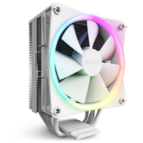 NZXT T120 RGB Processor Air cooler 12 cm White 1 pc(s) (RC-TR120-W1)