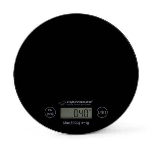 Esperanza EKS003K kitchen scale Black Countertop Round Electronic kitchen scale (EKS003K)