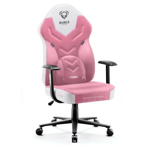 DIABLO X-GAMER gaming chair pink and white (1191)
