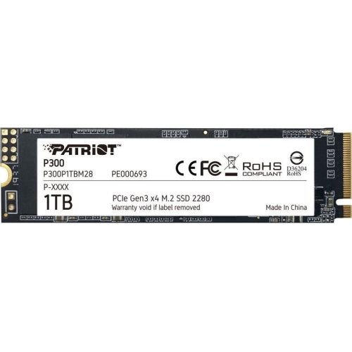 Patriot P300 1 TB PCIe 3.0 x4, M.2 2280 (P300P1TBM28)
