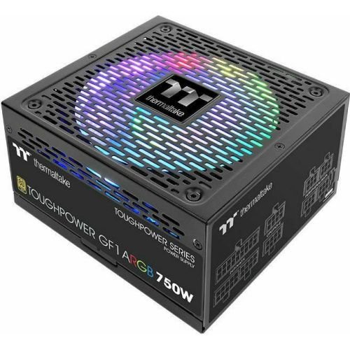Thermaltake Toughpower GF1 ARGB 750W black, 4x pcie, cable management, 750 watts  (PS-TPD-0750F3FAGE-1)