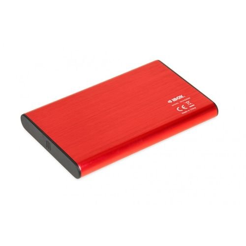 iBox HD-05 HDD/SSD enclosure Red 2.5" (IEUHDD5R)