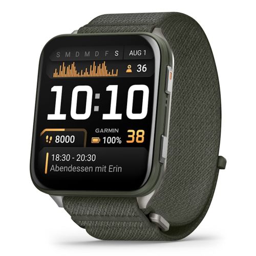Garmin Venu X1 5.08 cm (2") AMOLED Digital 448 x 486 pixels Touchscreen Grey Wi-Fi GPS (satellite) (010-02980-03)